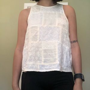 American Eagle Cream tank top